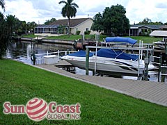 View Down the Canal From Pier One